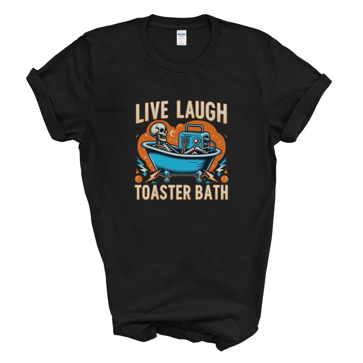 Live Laugh Toaster Bath T-Shirt