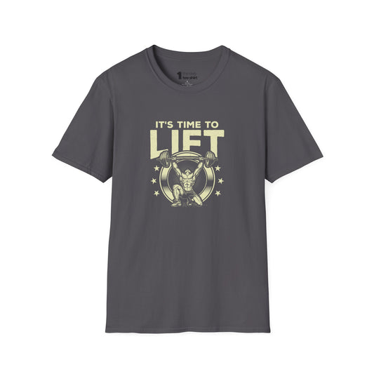 It's Time to Lift Weightlifting Gym T-Shirt