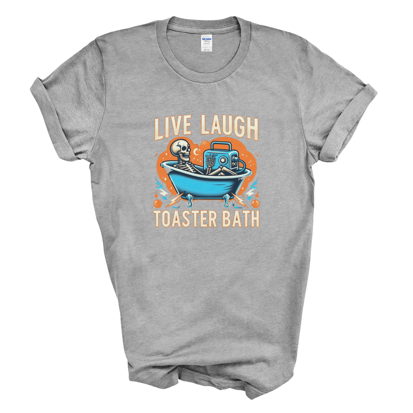 Live Laugh Toaster Bath T-Shirt